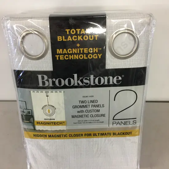 Brookstone Magnitech Block Out Curtains