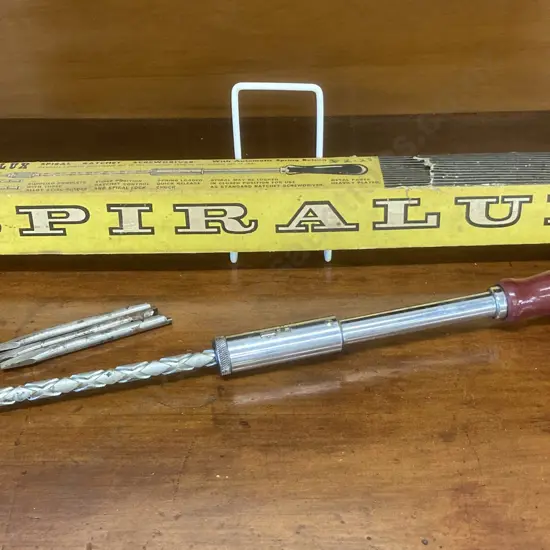 Spiralux Spiral Ratchet Screwdriver No 877 With Original Box, Made In England