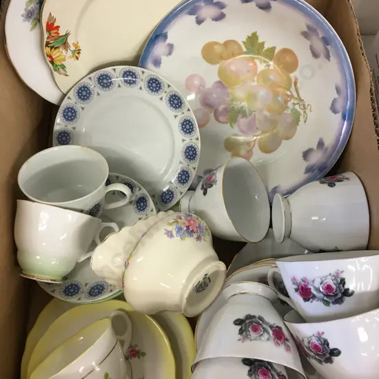 Box Lot China Items