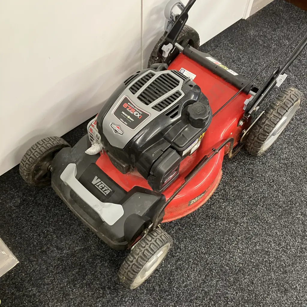 Victa Lawnmower With Catcher - Limited Edition Fighter 20" Mulch or Catch, B&S 163cc Ready Start Image 1++