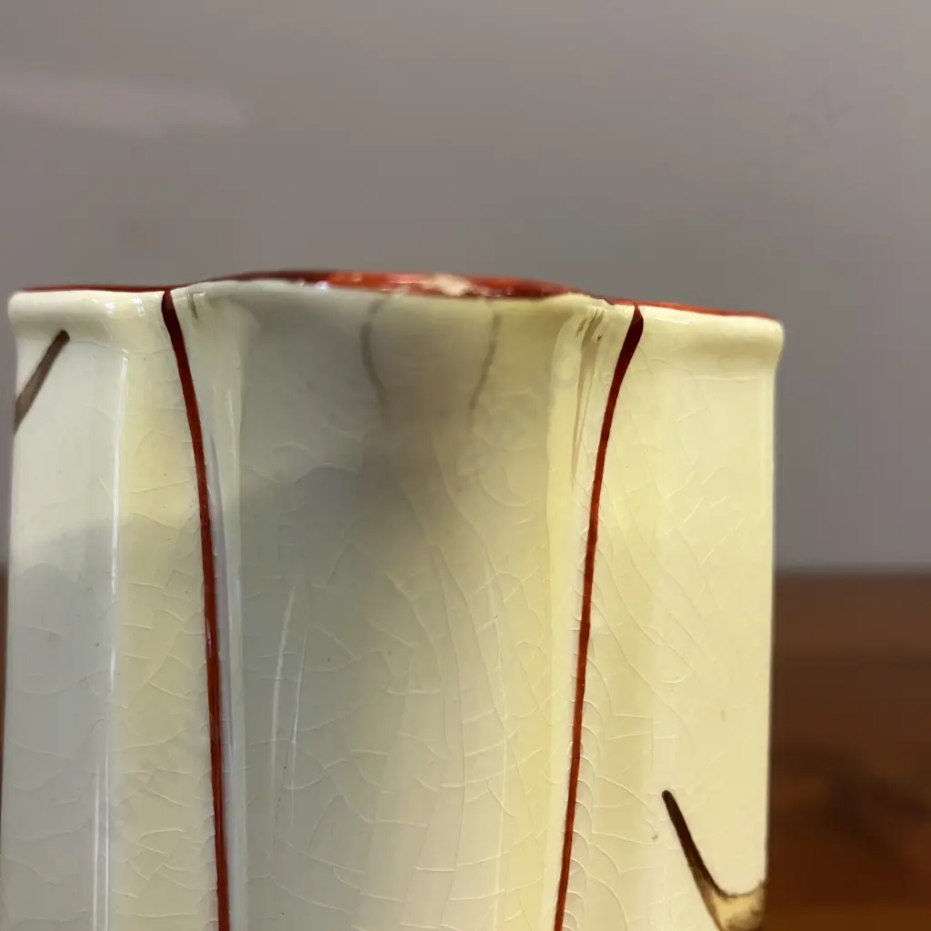 A Grimwades Royal Winton Jug Oblong With Square Corners Tapering Inwards, Highland Cattle Transfer Either Side. H11.5cm Image 1++