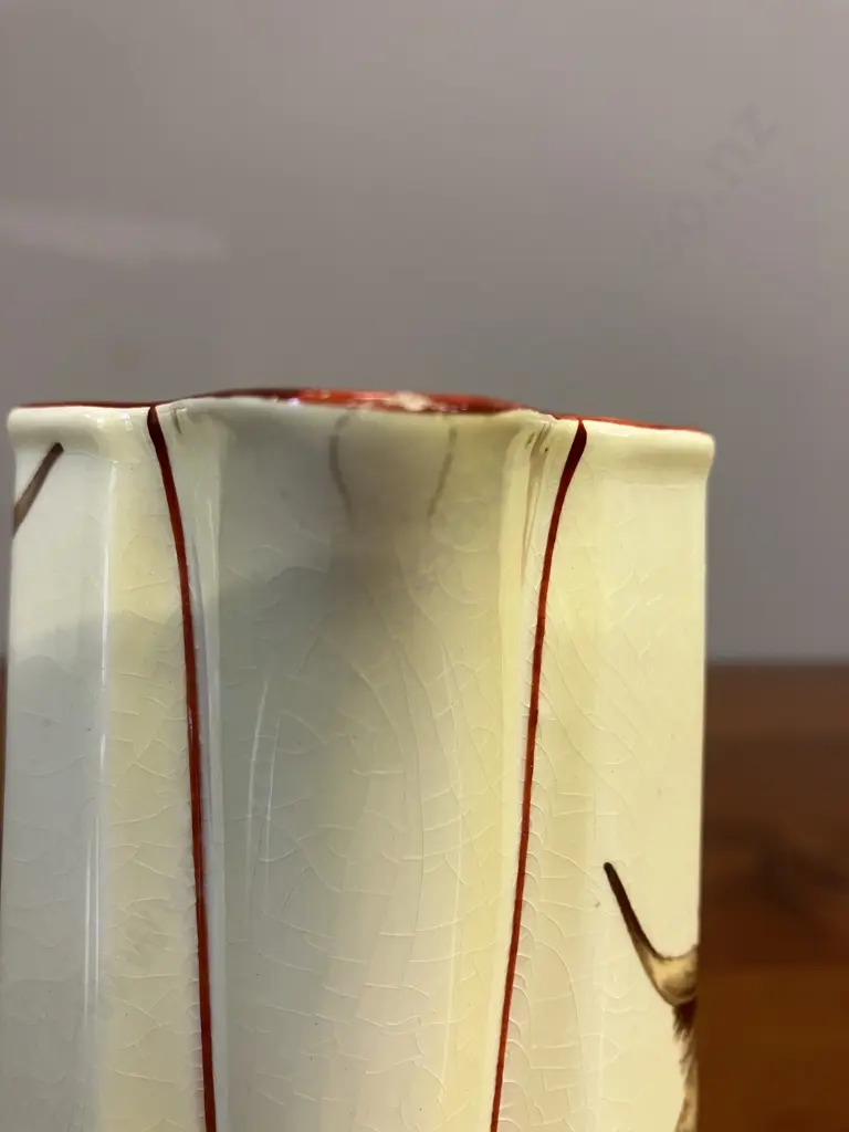 A Grimwades Royal Winton Jug Oblong With Square Corners Tapering Inwards, Highland Cattle Transfer Either Side. H11.5cm Image 1++
