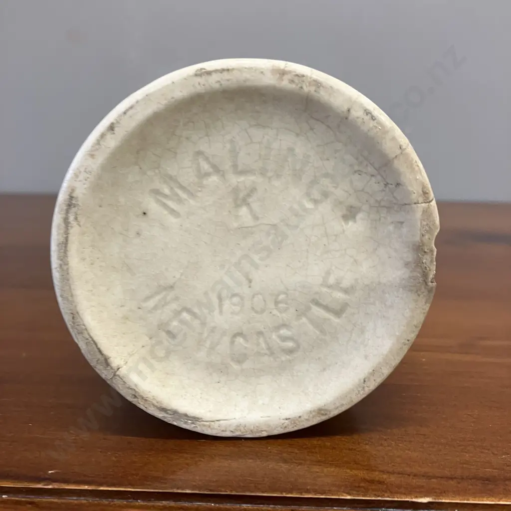 Early 1900s Dundee Marmalade James Keiller & Sons Stoneware Crock - Base Stamped Maling Newcastle 1906 Image 1++