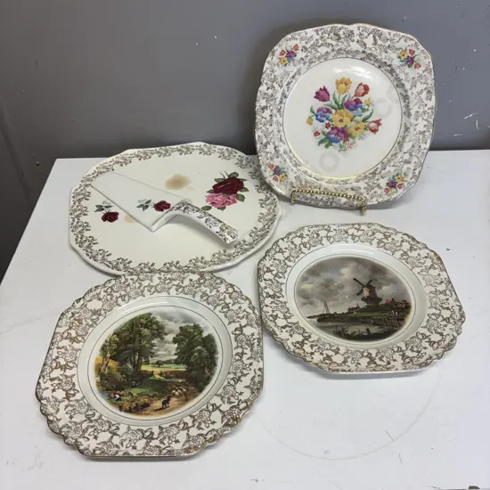 Vintage Collectable Assorted Plates