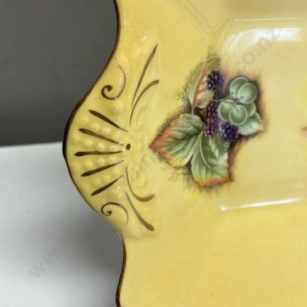 Aynsley orchard gold Fruit Sandwich Plate 32 x 16cm Image 1++