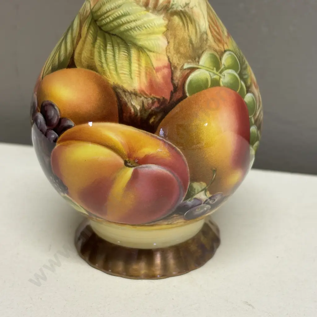 Aynsley orchard gold Fruit vase H16cm Image 1++