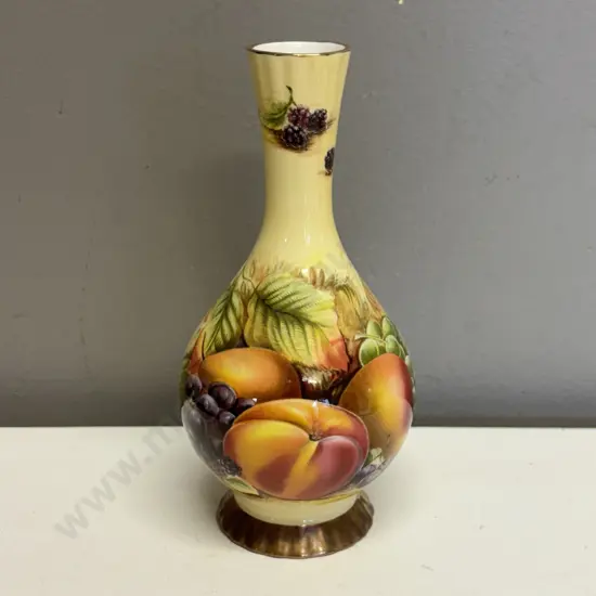 Aynsley orchard gold Fruit vase H16cm