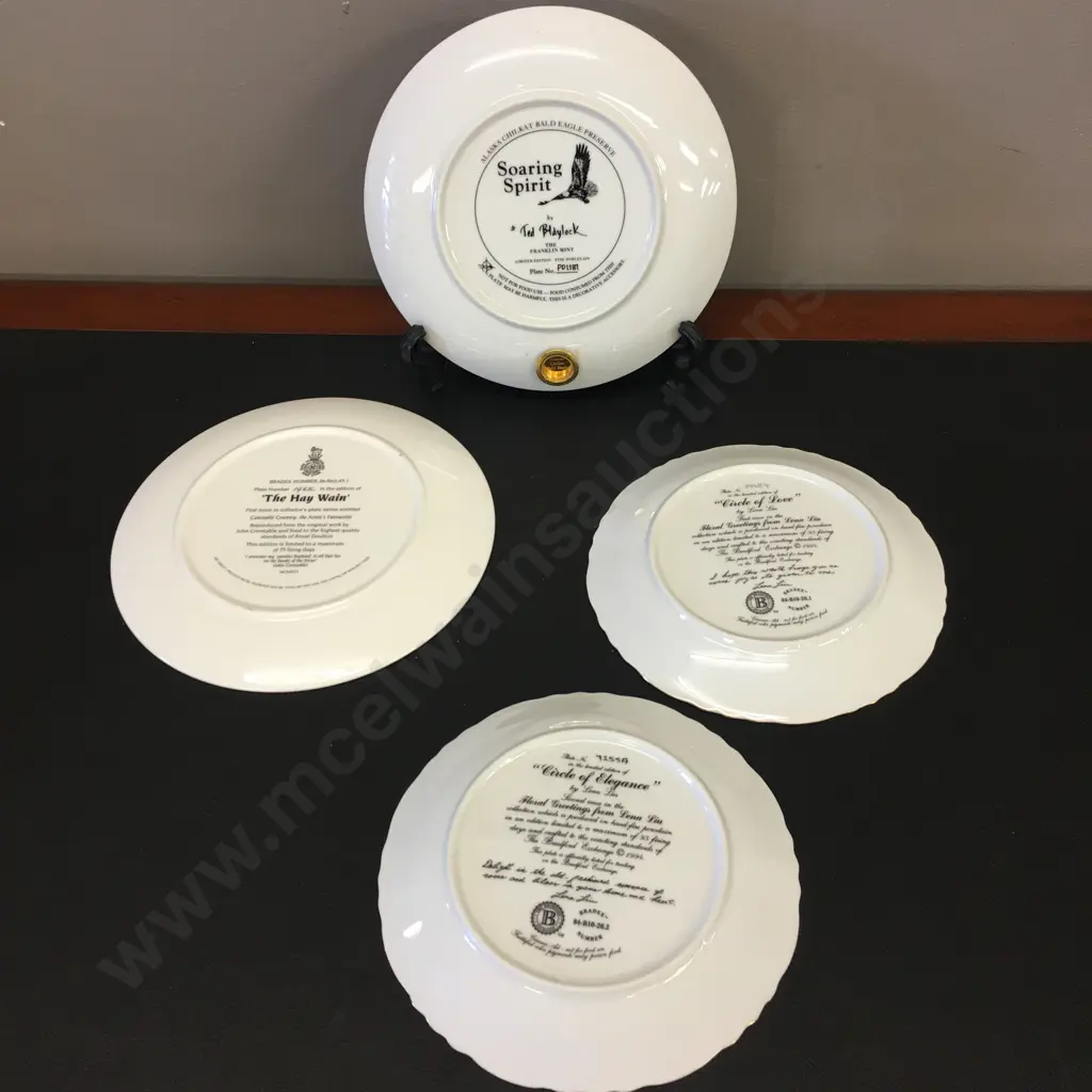 Selection Of Collectors Plates Including Royal Doulton, Franklin Mint Etc Image 1++