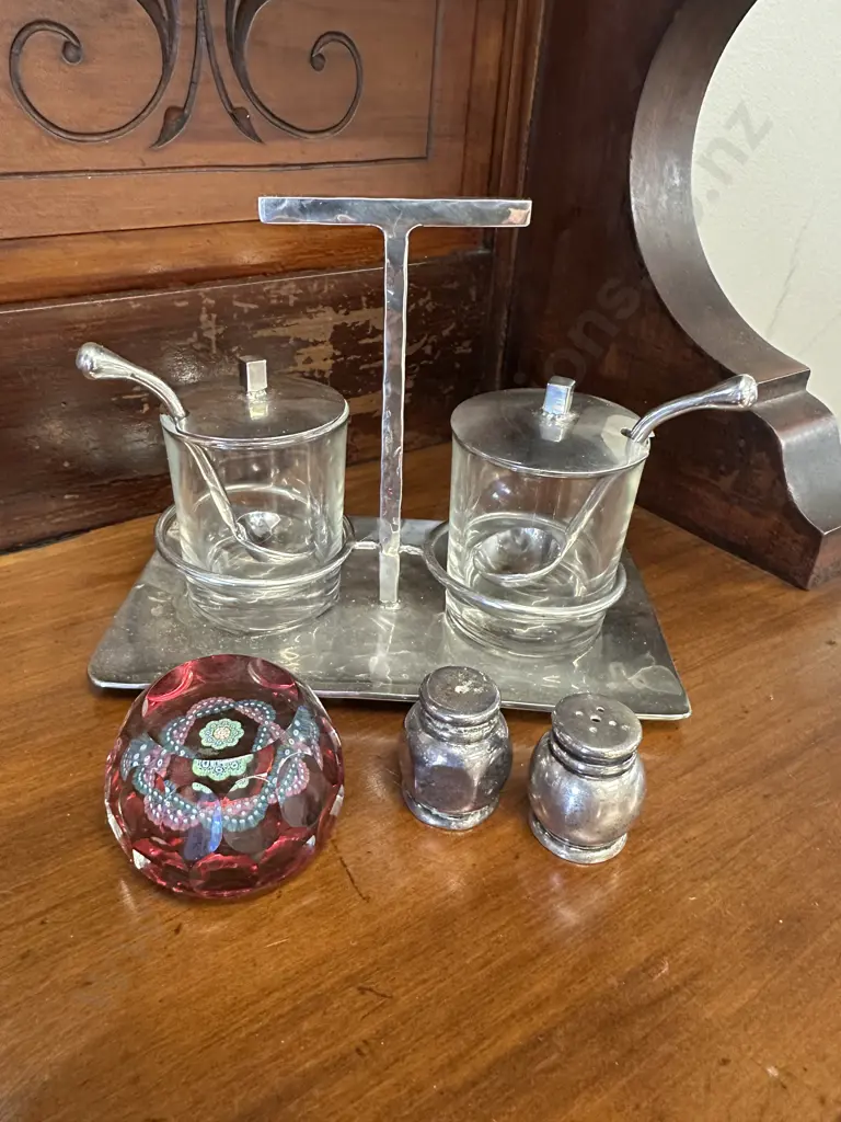 Paper Weight & Silver Ware Items Image 1++