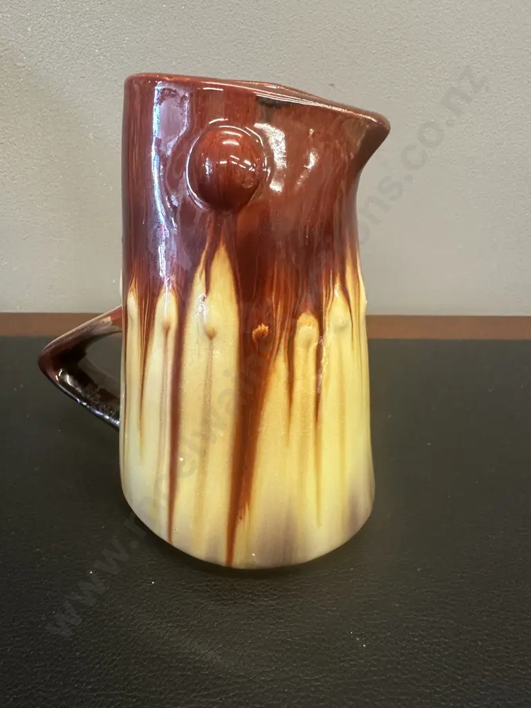 German Drip Glaze Bird Jug Image 1++