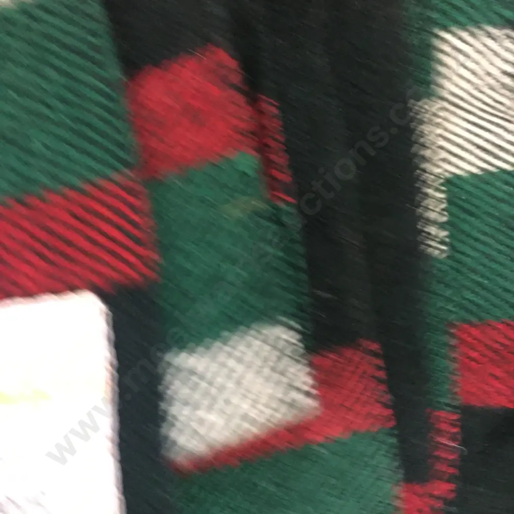 Kaiapoi All Purpose Woollen Travel Rug Red / Green Tones Image 1++