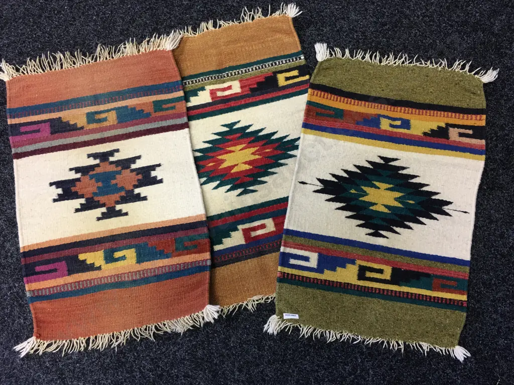 Mexican Wall Art / Table Runners x 3 Image 1++