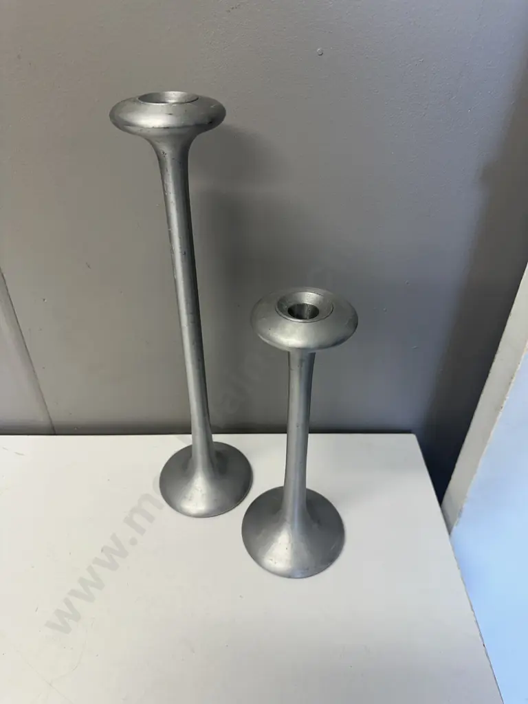 Pair Of Ikea Candle Stick Holders Kagla Design Carl Ojerstam H25,H37cm. Image 1++