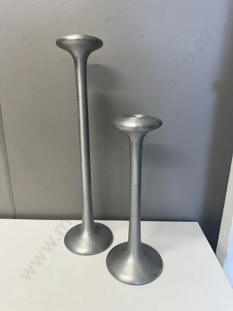 Pair Of Ikea Candle Stick Holders Kagla Design Carl Ojerstam H25,H37cm. Image 1++