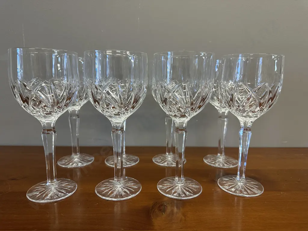 Marquis by Waterford Crystal Goblets - Set of Eight Image 1++