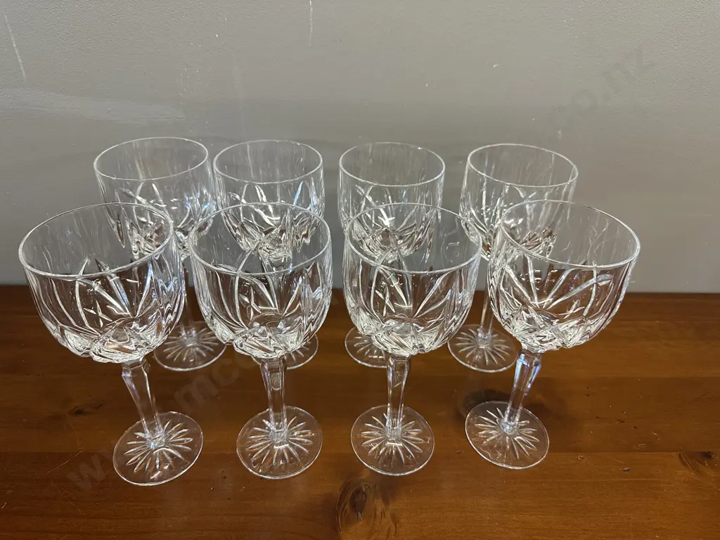 Marquis by Waterford Crystal Goblets - Set of Eight Image 1++