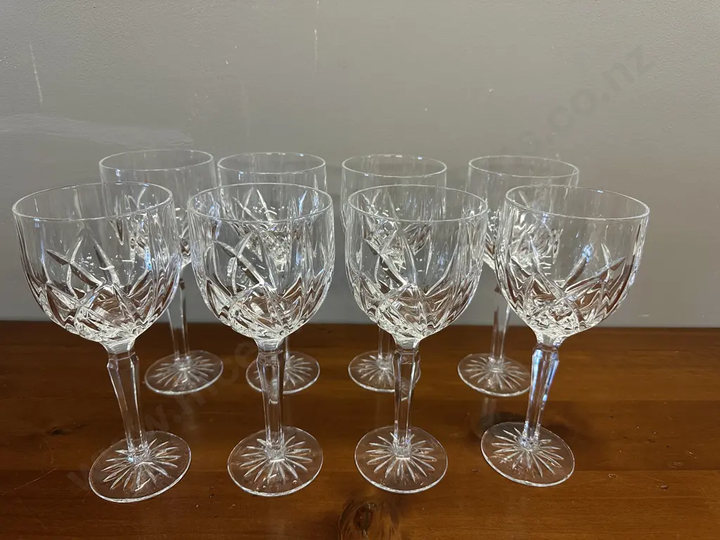 Marquis by Waterford Crystal Goblets - Set of Eight Image 1++