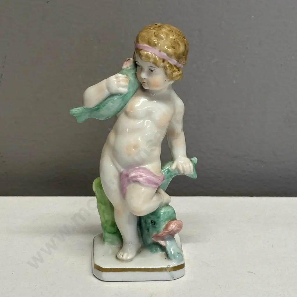 Antique Handpainted Sitzendorf Figurine H12cm Image 1++