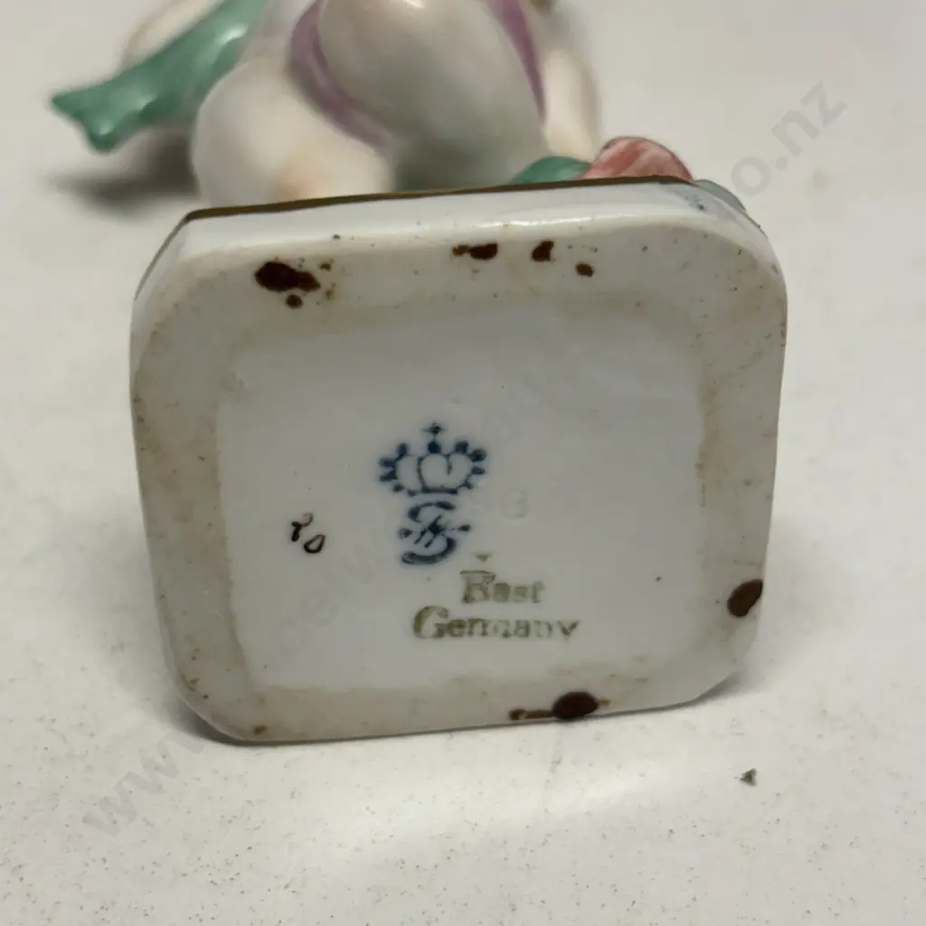 Antique Handpainted Sitzendorf Figurine H12cm Image 1++