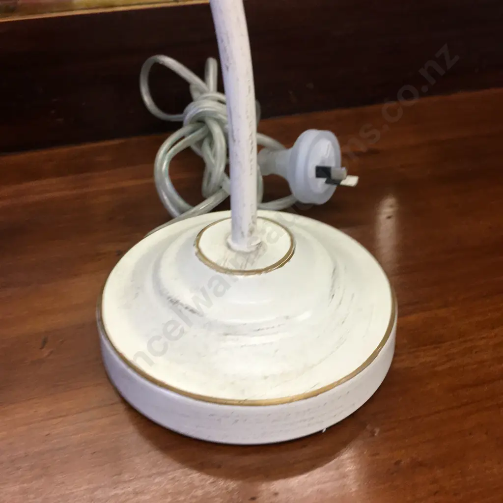 Mercator Table Lamp Cream With Gilt Detail H41.5cm. Image 1++