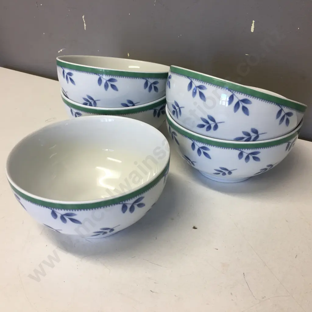 Set of Five Villeroy & Boch Switch 3 Cordoba Rice Bowl / Cereal Bowl Image 1++