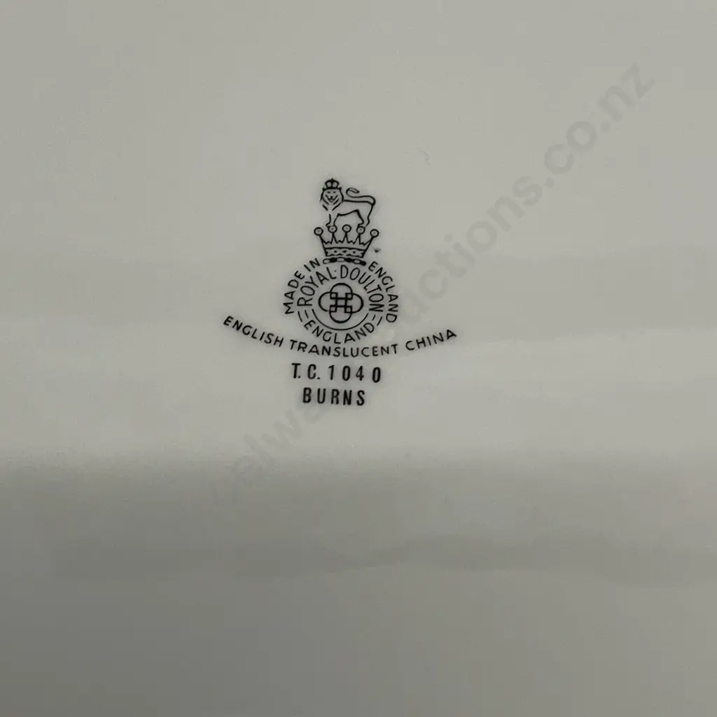 1970s Masons Old Aberdeen St. Machel's Cathedral Ironstone Plate & Royal Doulton Robert Burns 1759-1796 Plate Image 1++
