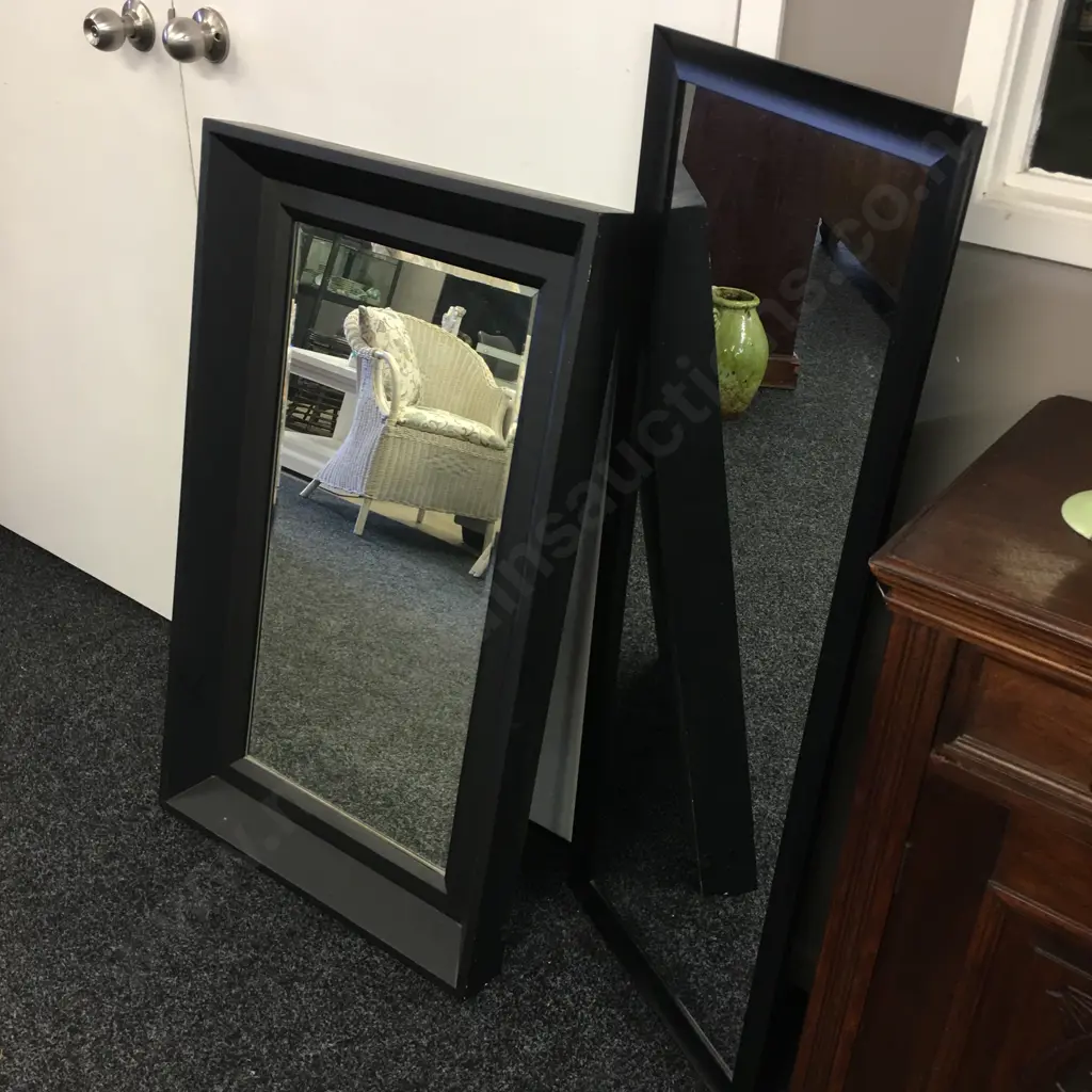 Black Framed Mirrors Image 1++
