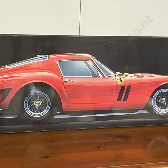 Ferrari 250 GTO 1962-63, Patrignani Art Print, 56 x 156cm Wood Mount