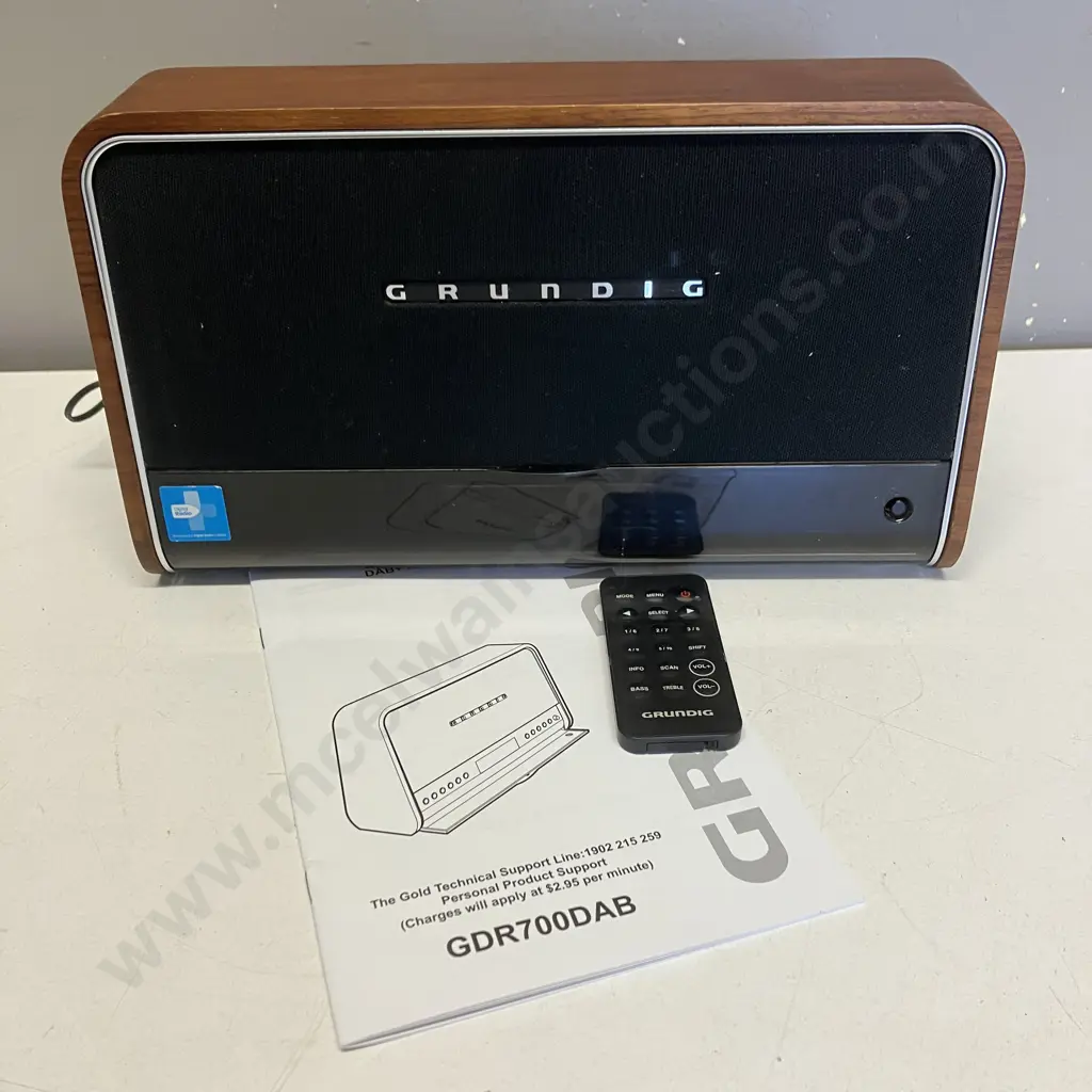 Grundig DAB + Radio Model GDR700DAB With Remote Image 1++