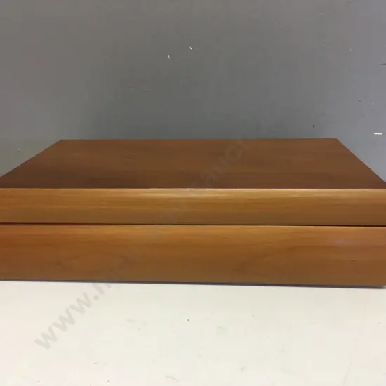 New Zealand Hand Made Kauri Jewellery Box With Certificate Of Authenticity H80,W32,D18cm.