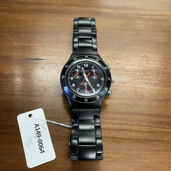 Swatch Irony Chrono Black'N'Red Watch YCB4008AG