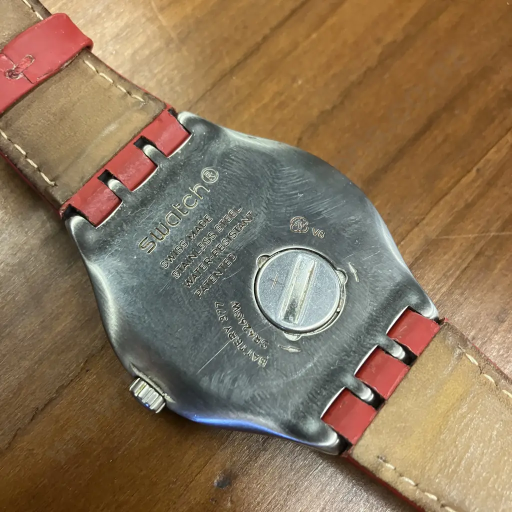 Rare Swatch Watch YWS403 "CATERHRED" Extra Large Irony Original Image 1++