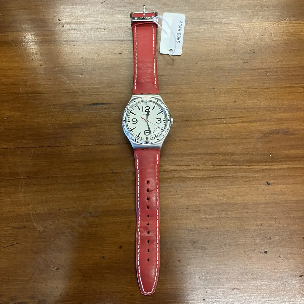 Rare Swatch Watch YWS403 "CATERHRED" Extra Large Irony Original Image 1++