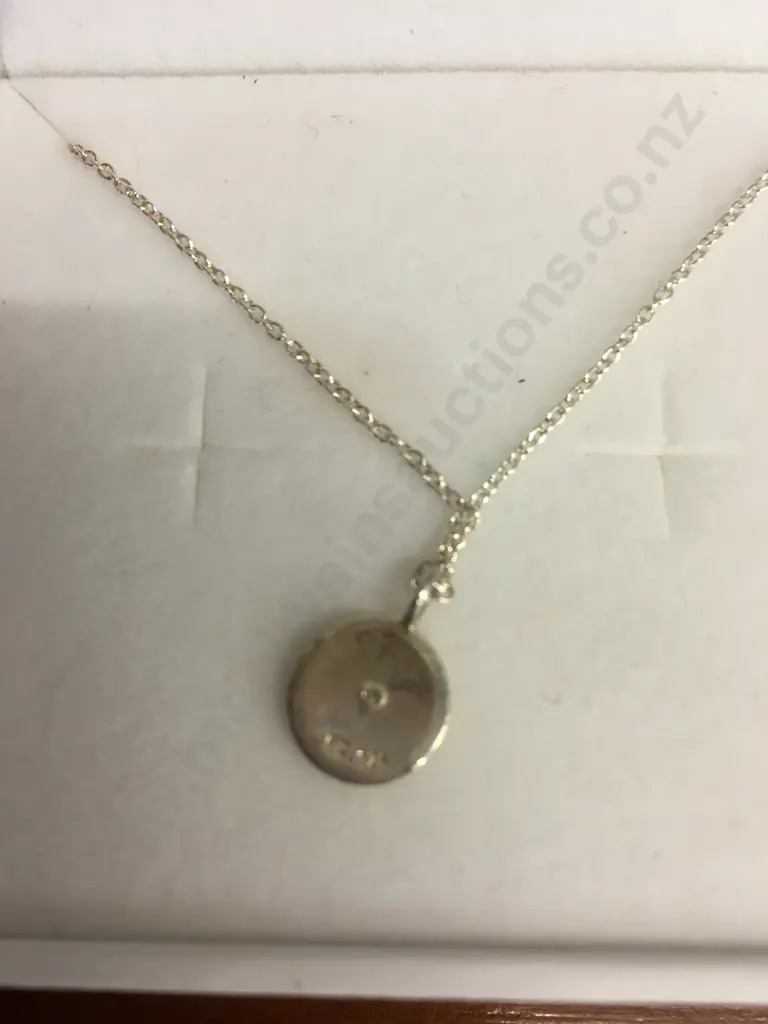 Zoe Porter Starry Night Necklace Stamped 925 With Clear Stone Image 1++