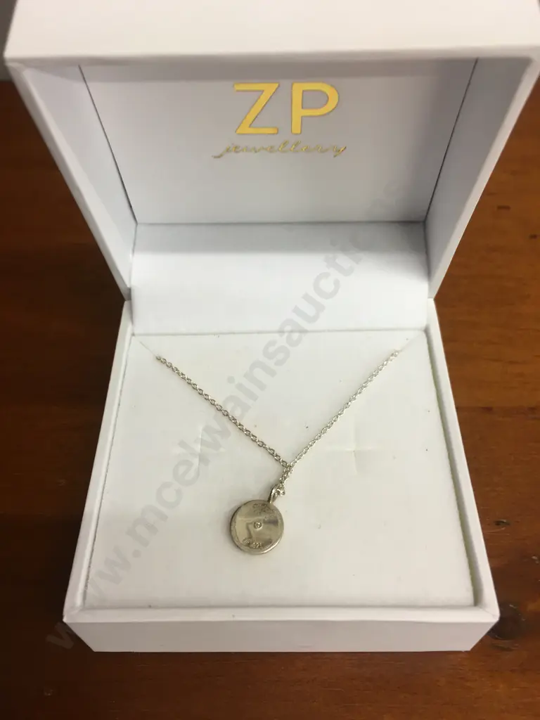 Zoe Porter Starry Night Necklace Stamped 925 With Clear Stone Image 1++