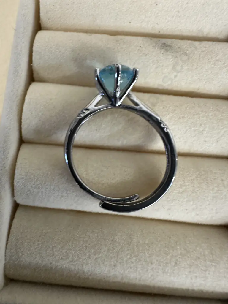 Vintage Ring With Blue Coloured Stone  Image 1++