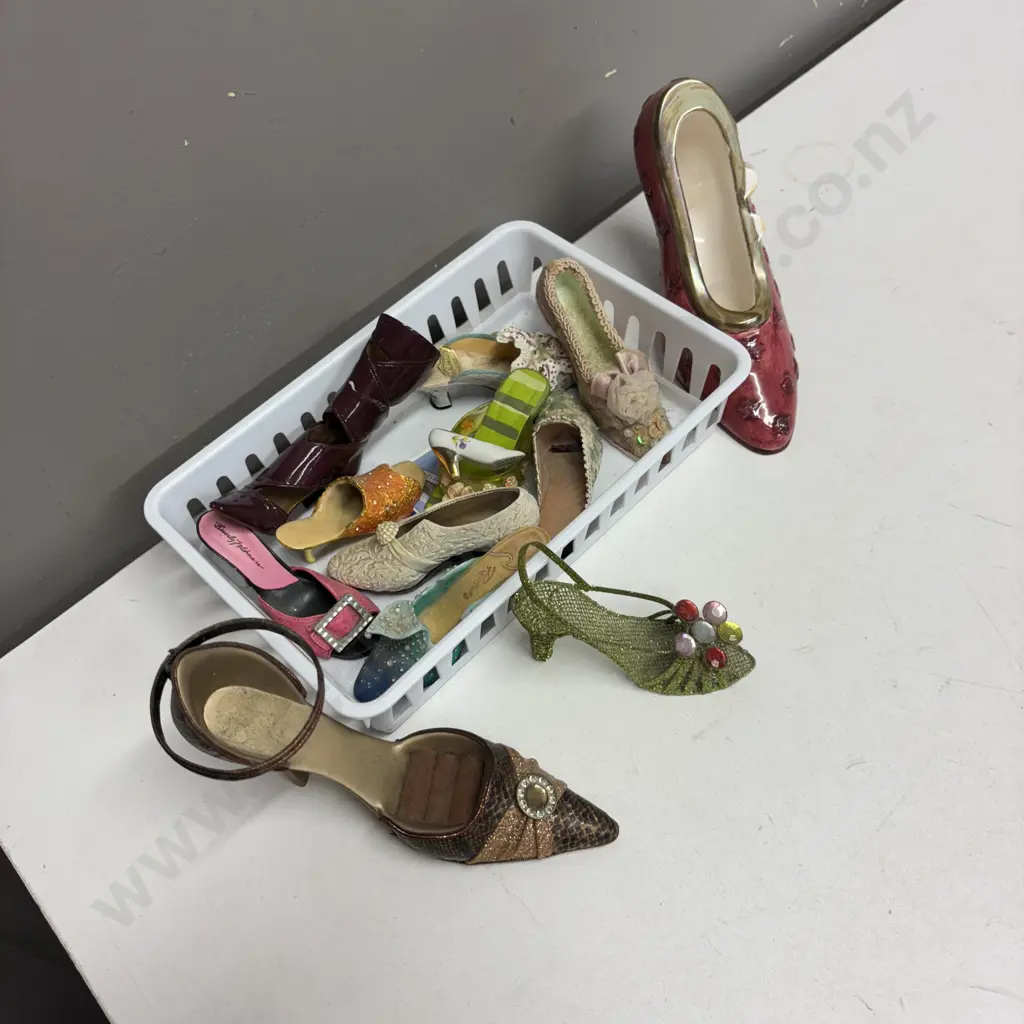 Assortment of Decorative Miniature Shoes Image 1++