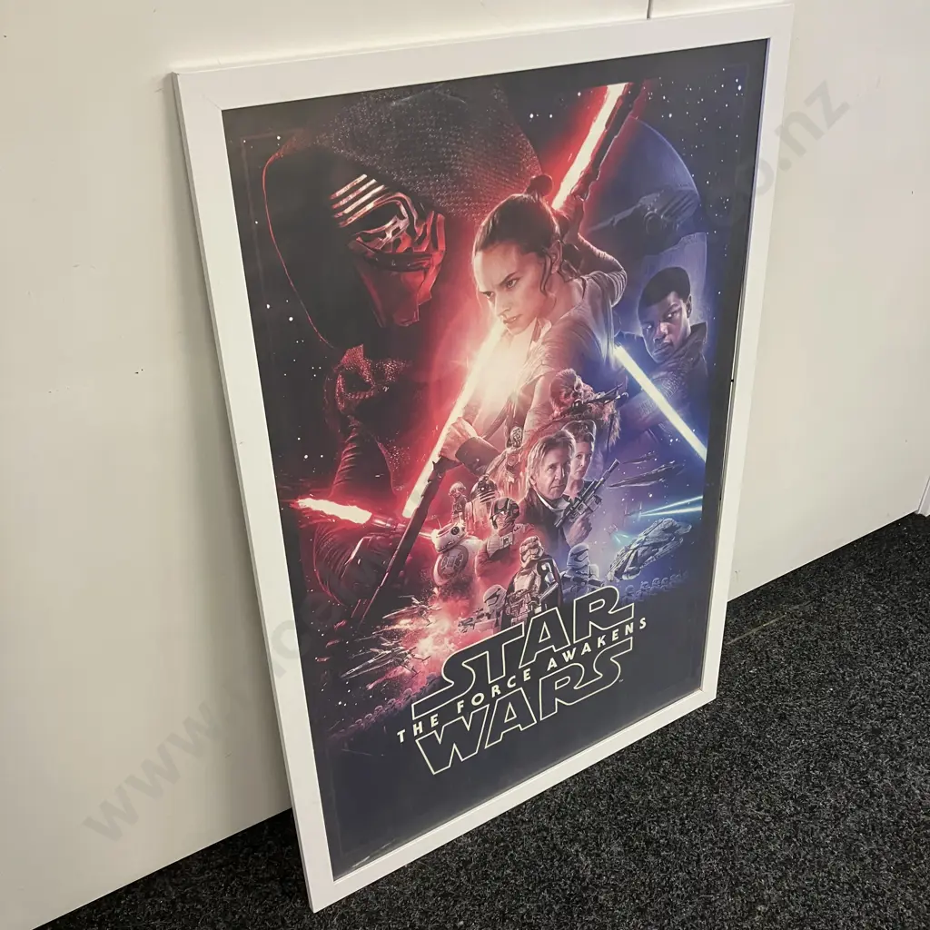 STAR WARS The Force Awakens Framed Poster. 95 x 65cm Image 1++