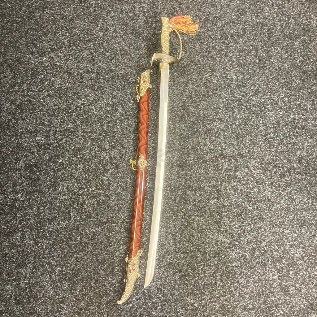 Replica Sword With Sheath - Stainless Steel Blade, 86cm (Sharp) Image 1++