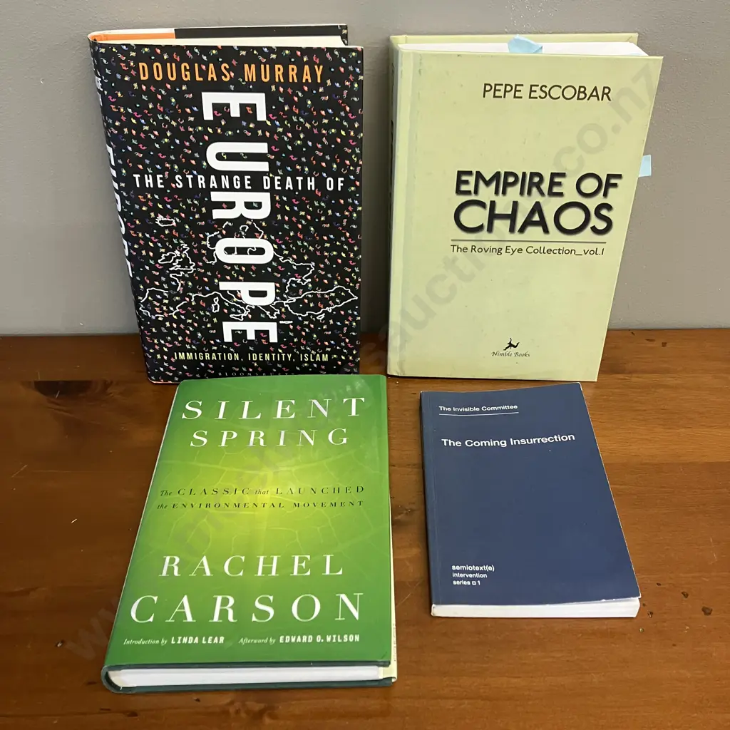 Pepe Escobar Empire of Chaos - The Roving Eye Collection Vol I, D Murray The Strange Death Of Europe, Sold with -01 Image 1++
