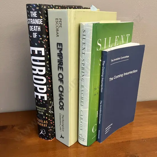 Pepe Escobar Empire of Chaos - The Roving Eye Collection Vol I, D Murray The Strange Death Of Europe, Sold with -01