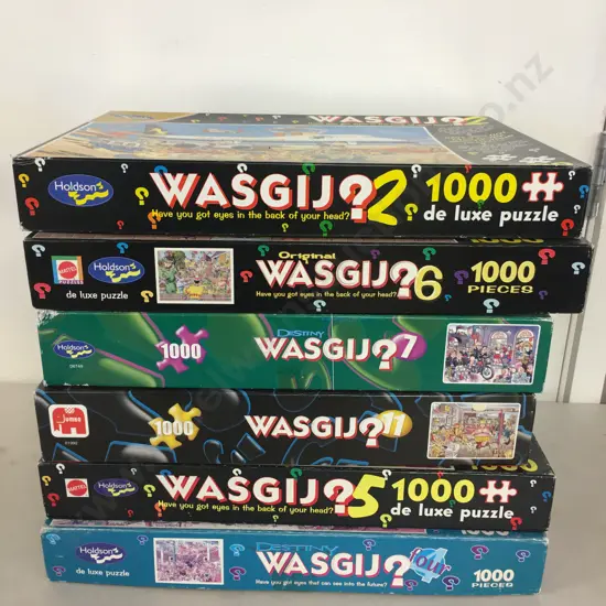 Wasgij Puzzles x6 - (1 Jigsaw Missing 3 Pieces)