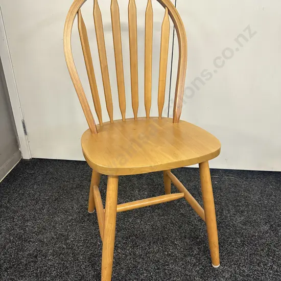 Rubberwood Colonial Style Kitchen Chair
