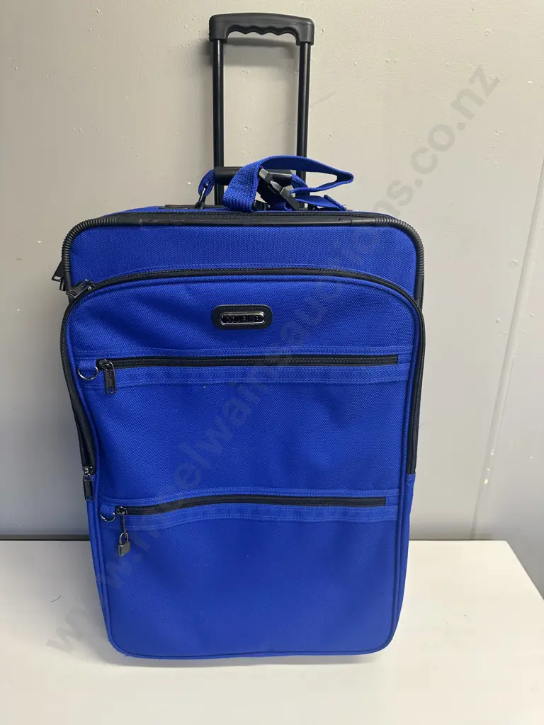 Blue Courier Travel Suitcase H66cm. Image 1++
