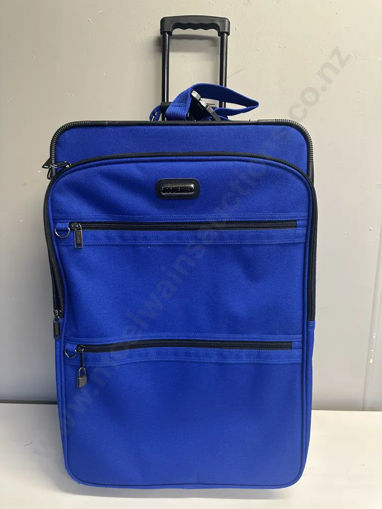 Blue Courier Travel Suitcase H66cm. Image 1++