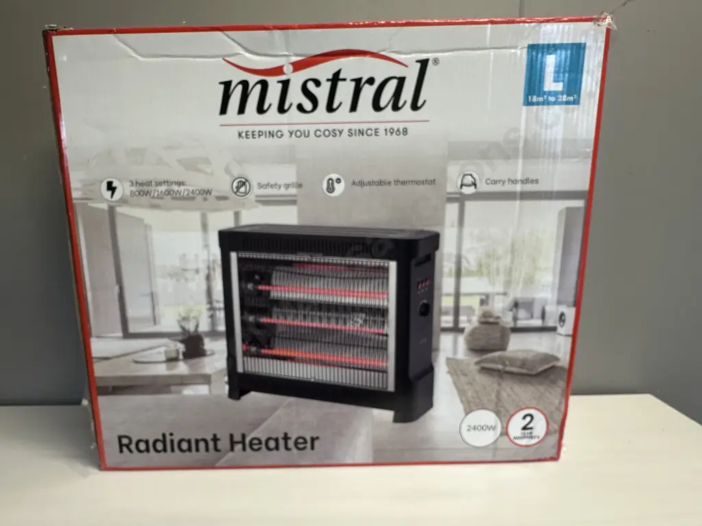 Mistral Radiant Heater 2400w Image 1++