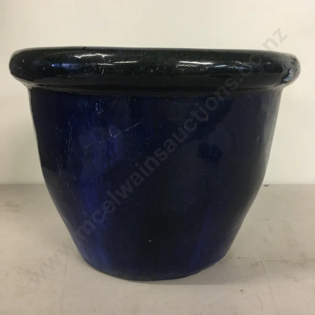 Colbalt Blue Outdoor Pot H24,Dia32cm. Image 1++