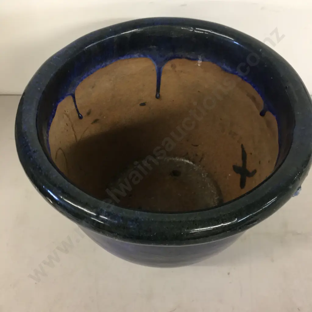 Colbalt Blue Outdoor Pot H24,Dia32cm. Image 1++