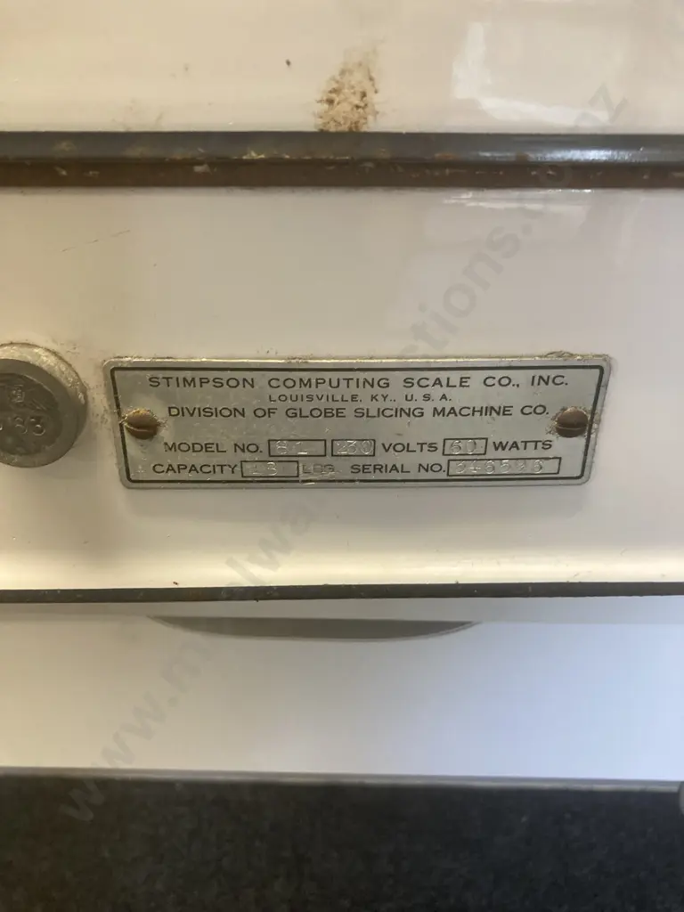 Vintage Globe-Simpson Scale - Model 81 (Withdrawn by Vendor) Image 1++