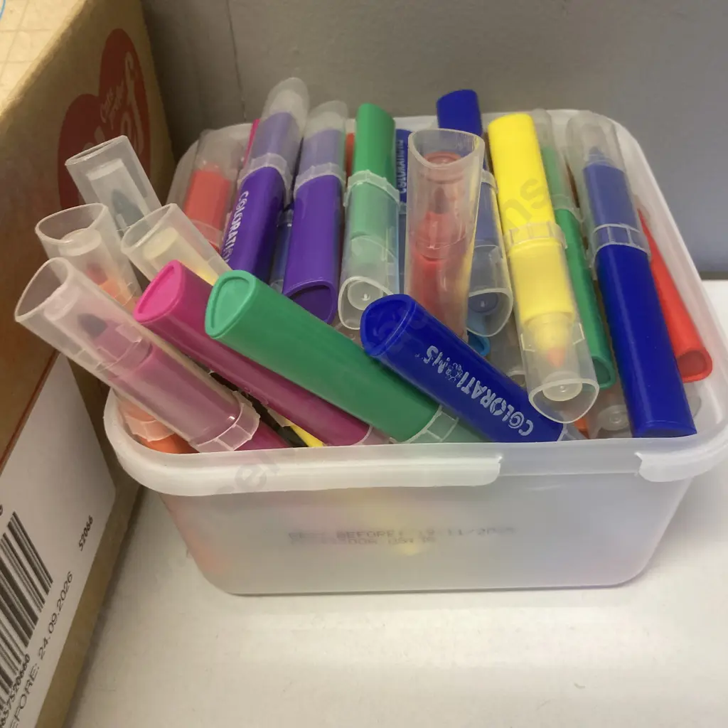 Box Lot Stationery Items, Paper Making Kit Etc Image 1++